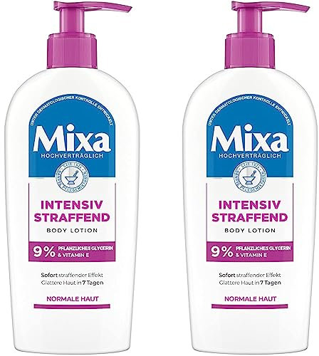 Mixa Intensiv Straffend Body Lotion, für normale Haut, 250 ml (Packung mit 2)