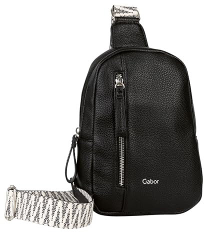 Gabor bags Silena Damen Umhängetasche Crossbody Bag Klein Schwarz