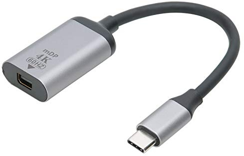 Type‑C to DP Cable, USB C to DisplayPort Cable, for Windows, OS X, Type‑C Male to Mini DP Adapter Cable, Plug and Play, Video and Conversion Cord Cable.