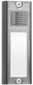 GROTHE Funkklingel Taster Funksender Mistral SE03s 500 m Reichweite, wasserdicht mit Namensschild, LED-Rückmeldung, Batterie- oder Externe Stromversorgung (Anthrazit)