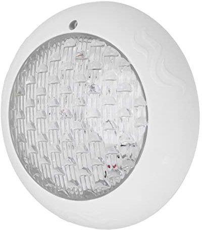Fafeicy LED-Poolleuchte, LED-Farbpool-Glühbirne, Wandmontage-Poolleuchte mit Fernbedienung, Wechselstrom, DC 12 V, 35 W, für Pool- und Teichbeleuchtung Im Erdgeschoss (WHITE)
