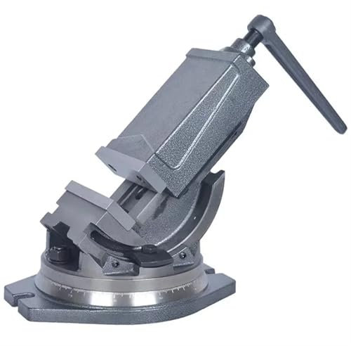 FUYUMIC Pince à Bec Plat de précision inclinable et Robuste de 4 Pouces for fraiseuse, étau inclinable à Angle Fixe