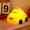 YSWOVUO Taxi Luz Nocturna Infantil, Silicona Lampara Noche Tacto Suave, 3 Niveles Regulable Luz Lectura con Minutero, Recargable Night Light para Habitaciones Mesa Niños Niña Regalo Decoración