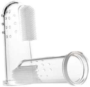 WATIIFUFU 2stücke Fingerzahnbürste Mit Mundmassagegerät Für Junge Mädchen Beißzahnbürste Zum Zähneputzen Und Zahnfleischmassieren Für Junge Mädchen