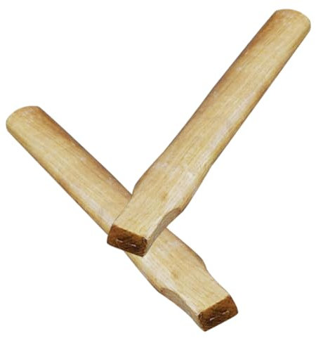 Happyyami 1 Set Maniglia Arciere Martello in Titanio Spaccata Da Campeggio Manico D' Raccordo Per Degli Strumenti Per La Lavorazione Del Legno Di Legno 2 Pz