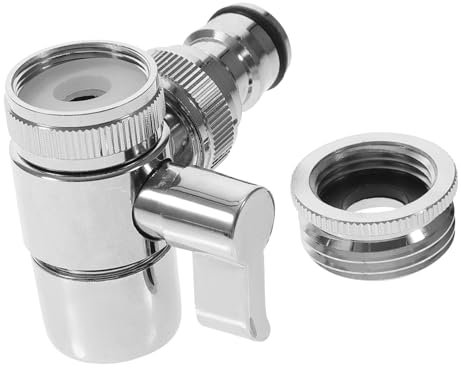 Uonlytech Faucet Diverter Valve Tap Water Diverter Splitter for Sink Washing Machine Dishwasher Adapter