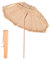 VEVOR Tiki Umbrella, 8 ft Thatched Patio Umbrella with Tilt, Hawaiian Style Beach Parasol with Durable PP Thatch and 8 Metal Ribs, Grass Pool Umbrellas for Beach, Patio, Poolside, Backyard & Garden