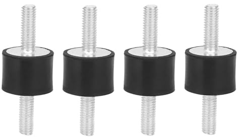 KooingTech Schwingungsdämpfer, Gummipuffer M6, 4 Stück Gummidämpfer für Luftkompressoren Dieselmotoren Benzinmotoren Wasserpumpen, M6*18