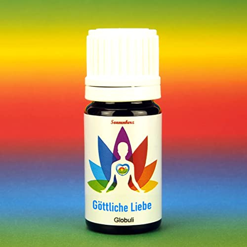 Bioresonanz- Globuli GÖTTLICHE LIEBE. Feinstoffliche & Energetische Kräfte aus der kosmischen Quellebene. In Violettglasflasche von Sonnenherz