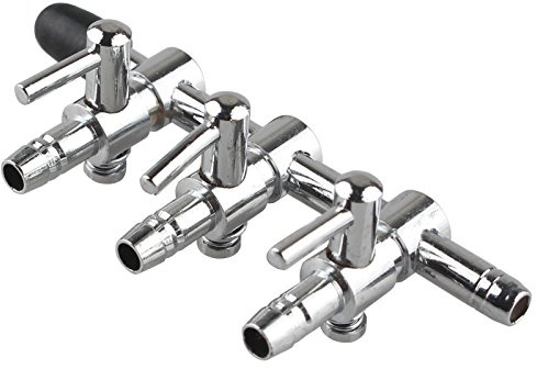 HALJIA 5 mm 3 Way Aquarium mannigfaltigkeit Air Flow Pumpe Splitter Lenksäule Ventil Airline Tube Anschluss
