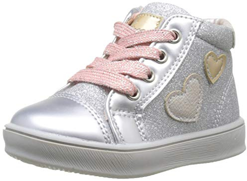 Chicco, Sneaker Fille avec Fermeture Éclair Latérale et Lacets, Chaussures de Sport Confortables, Flexibles et Respirantes, Chaussures Fille, Designed in Italy