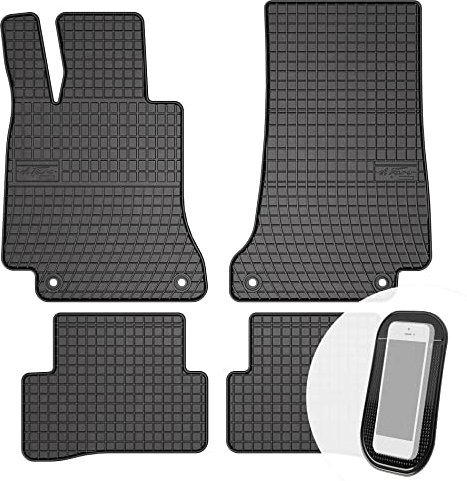 moto-MOLTICO Gummimatten Auto, 4-teiliges Set, Allwetter Gummi Fußmatten, Antirutsch & Wasserfest Autoteppiche - passend für Mercedes C-Klasse W205 2014-2019