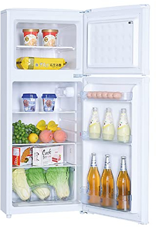 Statesman F1230APWE 80/20 Freestanding Fridge Freezer, 50cm Wide, 3 Fridge Shelves, 1 Salad Drawer, 1 Freezer Shelf, Reversible Doors, White