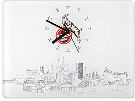 1.FC Köln Wanduhr „Skyline