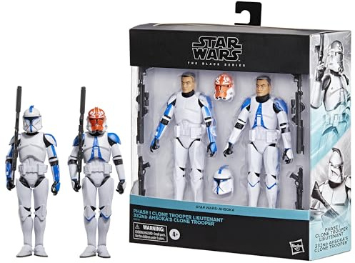 Star Wars The Black Series Phase I Clone Trooper Lieutenant & 332nd Ahsoka's Clone Trooper 15 cm Actionfiguren