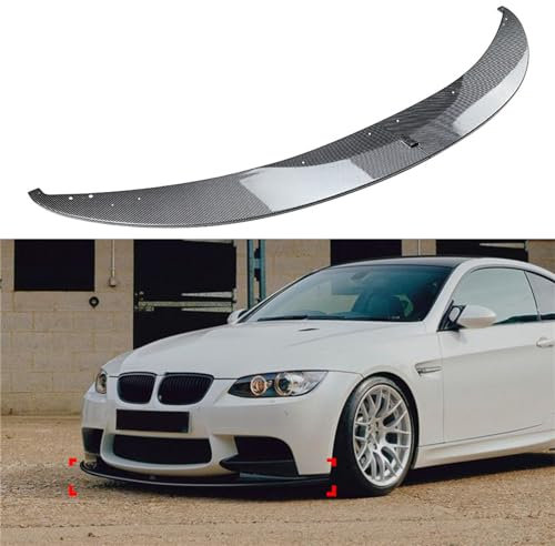 Auto Frontlippe Spoiler für BMW 3 Series M3 E90 E91 E92 E93 2006 2007 2008 2009 2010 2011 2012 2013, Frontstoßstangen Lippenkörper Autoteile Autoantikollisionsschutz,- Carbon Fiber