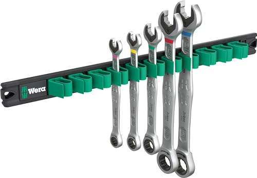 Wera 05020015001 9631 Magnetleiste 6000 Joker 2 Maul-Ringratschenschlüssel-Satz, 6-teilig