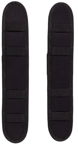 Schutz für Beinschnüre Pferdedecke (2er-Pack) schwarz weich schützend