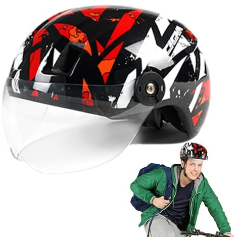 Motorcycle Helmets -motorcycle helmets halfs shell, Halfs Helmets | Comfortable Motorcycle Helmets with Sun Visor,Adult Men Women Novelty Helmets for Chopper Moped Scooter Motorbike