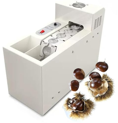 IUokLU Máquina Comercial para Cortar castañas 30-50 kg/h máquina eléctrica para cascar castañas máquina automática para Abrir y descascarar castañas no daña Las,do
