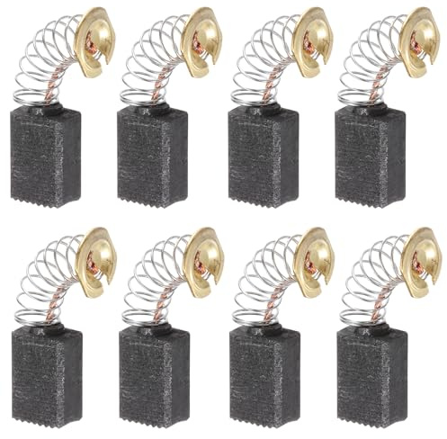 QUARKZMAN Escobillas de Carbón Kit, 12x6x9mm, 8pcs CB411 para Motor | Cepillo de Carbono Carbon Brushes Repuesto para Reparación Herramienta Eléctrica Taladros Percutores Sierras Crculares