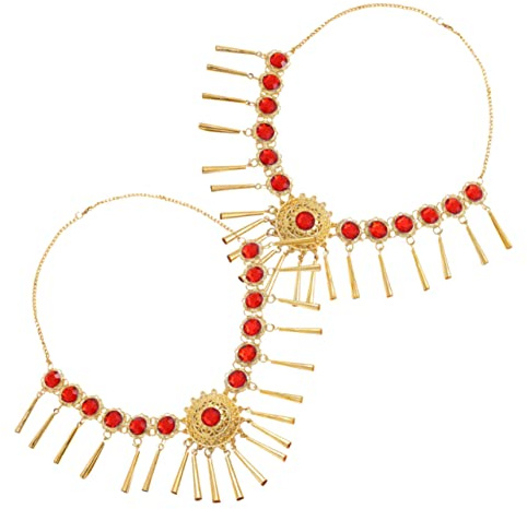 VICASKY 2pièces Collier De Avec Ornements Pour Performance De Tête Et Cou Accessoire Élégant