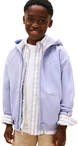 Tommy Hilfiger Mini Corp Zip Through Hoodie Ks0ks00726 Felpa con Cappuccio e Zip Unisex - Adulto (Pacco da 1)