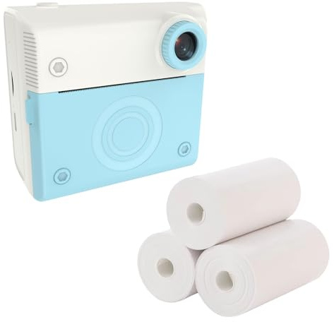 VIVIWI Macchina fotografica istantanea per bambini Fotografia video per bambini Macchina fotografica digitale Macchina fotografica giocattolo Termiche Stampante per Ragazzo Ragazze Compleanno