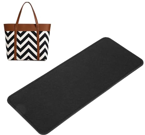 sourcing map Base modellante in feltro, 30,5 x 13 cm, inserto inferiore per borsa, in fibra chimica, fodera per borse, zaini, colore nero