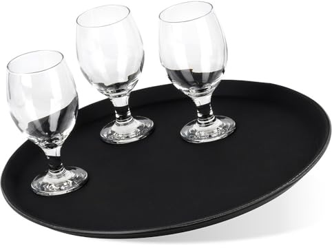 Vilde Plateau de Serveur antidérapant Rond 40 cm