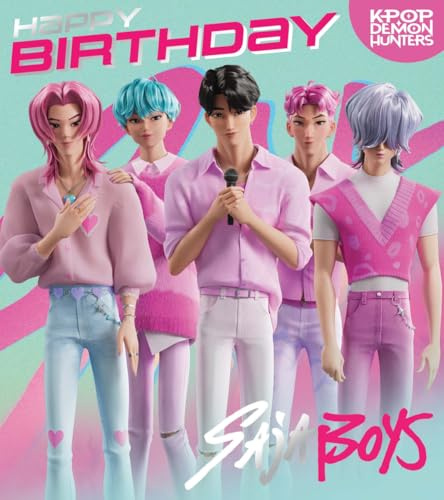 KPOP födelsedagskort 3D holografiskt linseffektkort perfekt för K-POP-fans