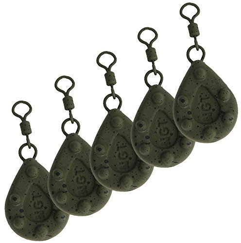 DNA LEISURE 5 NGT Karpfen Grobfischen Grün Gripper Gewichte Wählen Sie Ihre Größe: 1.5oz 2oz 2,5 Unzen 85g & 3.5oz - 1.125