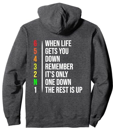 Motorbike Motorcycle Gears When Life Gets You Down Pullover Hoodie