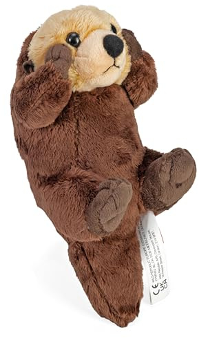 Wild Republic Wild Calls Seeotter, Elektronisches Kuscheltier, Spielzeug für kleine Kinder, Stofftier mit Funktion, Mädchen-Geschenke, Authentische Tiergeräusche für Kinder, 20 cm