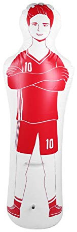 Alomejor Fußball Trainingshilfe 0,35 mt PVC Boxsack Dribbeln Übergeben Bohrer Torwart Verteidiger Training