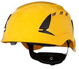 3M SecureFit Schutzhelm, X5502V-CE, gelb, belüftet, CE