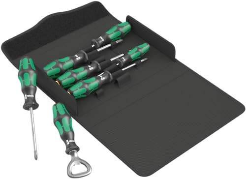 Wera '05105624001 Kraftform 300/7 Set 2 Schraubendreher-Satz, 7-teilig