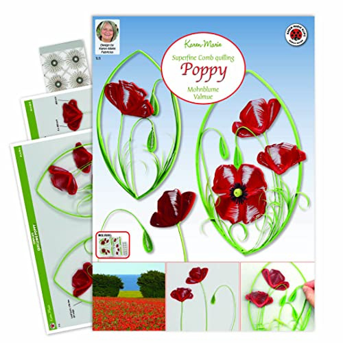 Karen Marie Mohnblumen Quilling Anleitung