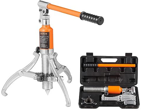 VEVOR Estrattore Cuscinetti per Ingranaggi a 2/3 Ganasce Forza di Trazione max. 5 Tonnellate, Estrattore Idraulico Corsa di Asse 50 mm per Manutenzione Smontaggio Ingranaggi Pulegge da Officina Garage