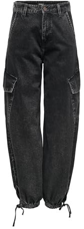 ONLY Female Ballon-Fit Jeans ONLPERNILLE Hohe Taille Jogger Fit Jeans