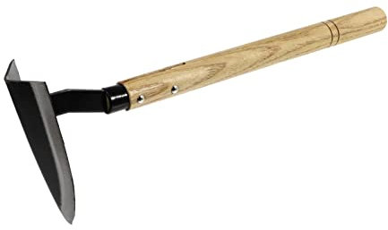 JOEBO Azada de jardín Triangular, azada de jardín for Mango de deshierbe, azada de Cultivo, 16 Pulgadas de Longitud