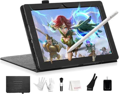 FRUNSI RubensTab T8 Drawing Tablet No Computer Needed,8 inch FHD Display,Octa-Core CPU,Pre-Installed Drawing Apps & Tutorials,More Bonus Items for Beginners, Artists, Students