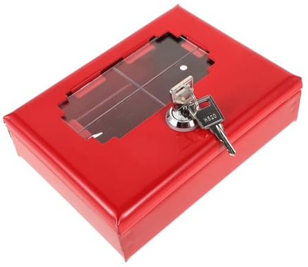 VOSAREA Fire Door Key Box Outdoor Wall Mount Lock Box for Keys Security Storage for Emergency Fire Safety