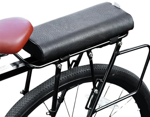 Cuscino per schienale da equitazione, cuscino per sedile posteriore per bicicletta | ispessito, per una con equipaggio con chiusura rapida – accessorio per bicicletta, sella per il trasporto