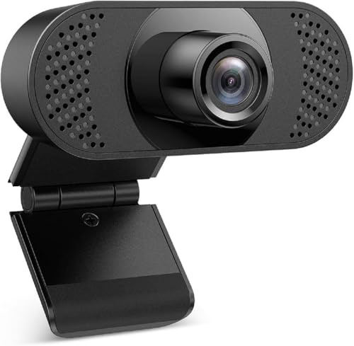 Goldstern tech Full HD 1080p Webcam für PC & Laptop – USB 2.0 Plug & Play, automatische Lichtkorrektur für Streaming, Videoanrufe & Konferenzen, ideal für Home Office & Meetings