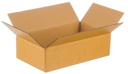 Faltkarton 300x200x100 mm | 1-wellig B-Welle Versandkarton Klein für DHL Päckchen S | DPD S | GLS S | Hermes S Paket | Verpackungskarton Kartons E-Commerce, small business Paket Karton (60 Stück)
