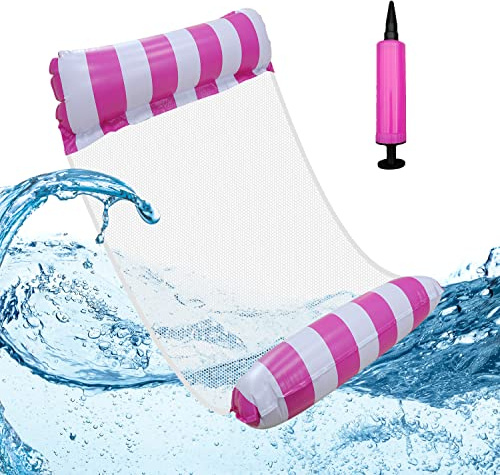 Wassermatratze, Luftmatratze Pool Wassersitz Pool Wasserhängematte Mit Netz Bade Hängematte, Pool Zubehör Spaß Erwachsene Luftmatratze Wasser
