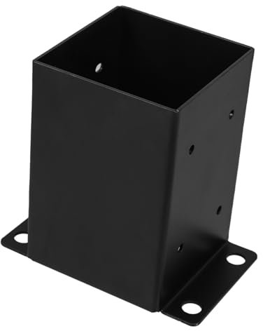 NUOBESTY Bracket for Fence Post Repair Post Extenders Deck Base Plate Wood Porch Base Fence
