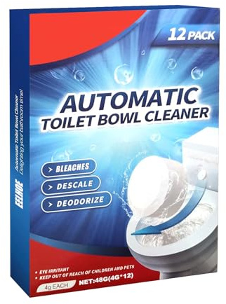 KOAHDE Tabs zur Reinigung von WC,WC Reiniger Extra Stark,WC Reinigungstabletten Urinsteinlöser,Toiletten Sauberkeit Tabletten,Wasserkastenwürfel für Hygienische Frische,WC Reiniger Tabs,12PC