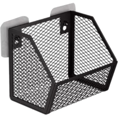 SiaBiced Aufbewahrungskorb Korborganisator hängend für Küche & Bad, Regalkörbe mit Fächern Tragbarer Regalschrank Organizer für Bad, Wohnzimmer, Küche, Büro, Schule, Schwarz, 14.8 X 11 X 13.5 cm